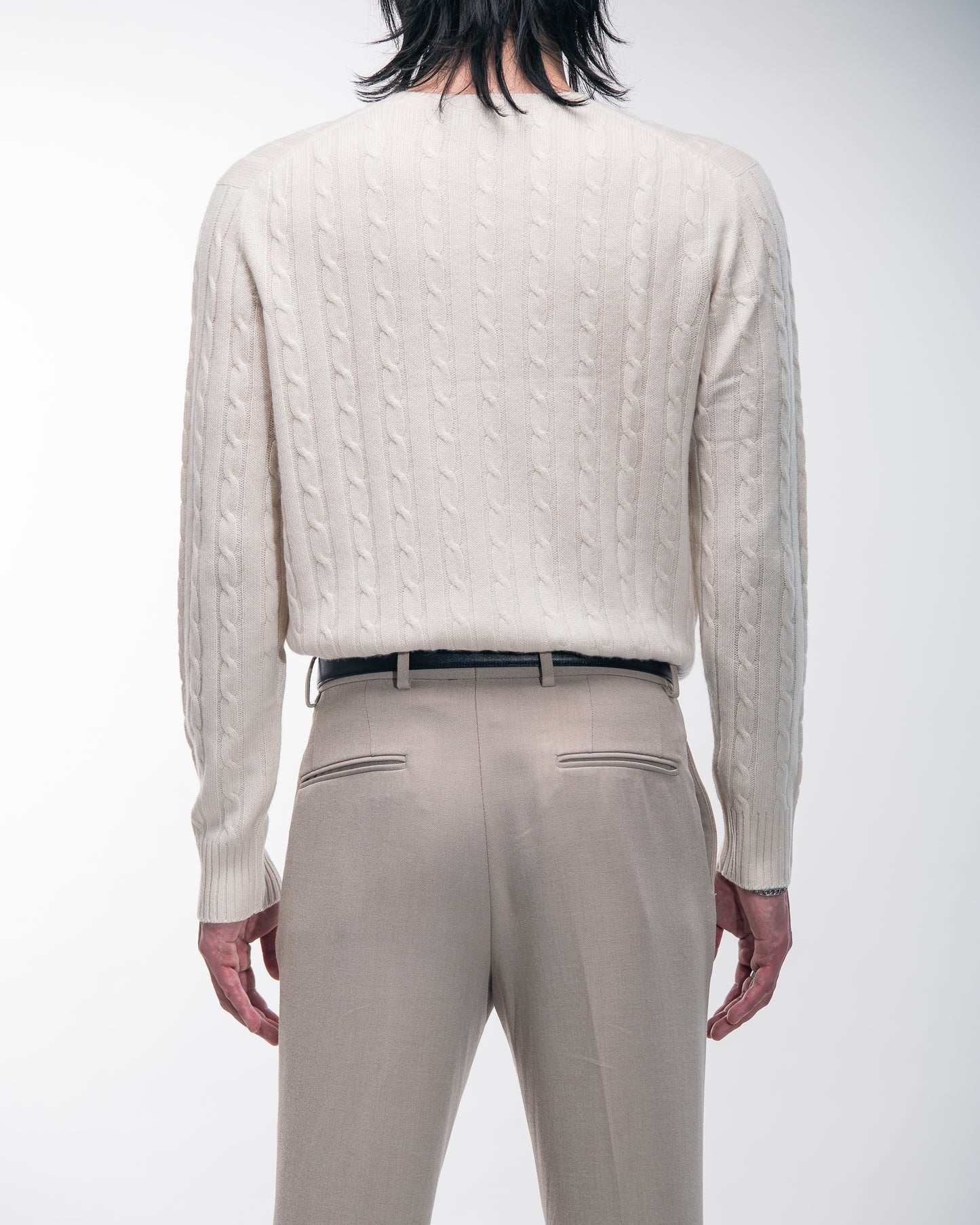 Ivory Cashmere Crewneck