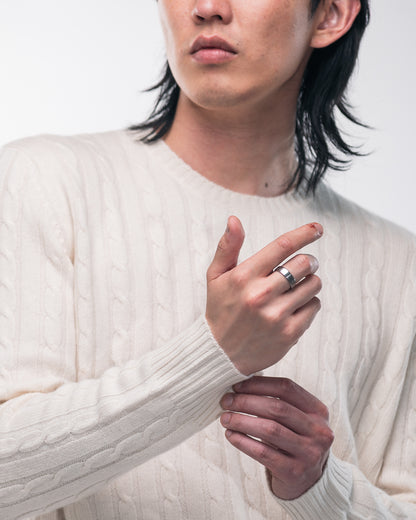 Ivory Cashmere Crewneck